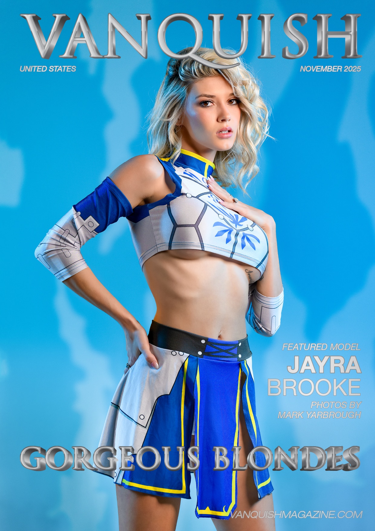 Vanquish Magazine - Gorgeous Blondes - November 2025 - Jayra Brooke download